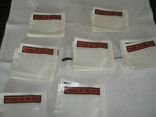 PACKING LIST ENCLOSED Mailing pouches 4 1/2" x 5 1/2" Staples