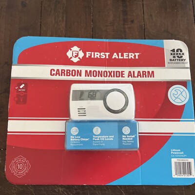NEW First Alert Carbon Monoxide Alarm With Multifunction Digital Display 