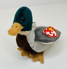 Ty Beanie Baby Jake The Mallard Drake Duck 1997 Rare Red Stamp Tag Errors