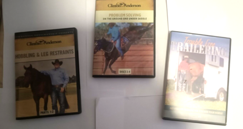 Clinton Anderson Bundle Horse Training Problem Solving, Leg restraints 3 DVD Set - Picture 1 of 1
