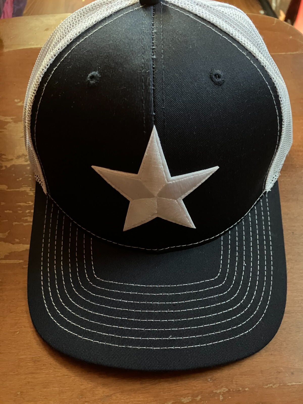 Throwback Dallas Cowboys 2-toned cap with white star (Retro)