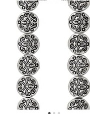 Antique Silver Plated Beads Bead Landing 6mm