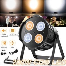 200W COB LED Par Light DMX Stage DJ Light Audience Blinder Light Spot Lighting
