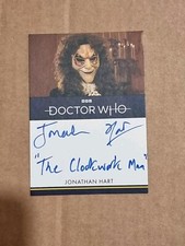 DOCTOR WHO SERIES 1-4 TRADING AUTOGRAPH CARD JONATHAN HART VOICE CLOCKWORK MAN .