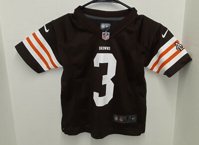 Nike On field #3 Brandon Weeden Cleveland Browns Jersey Kids Small (4) **EUC**