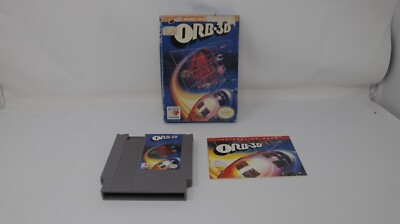 ORB-3D (Nintendo Entertainment System, 1990) GAME+BOX+MANUAL