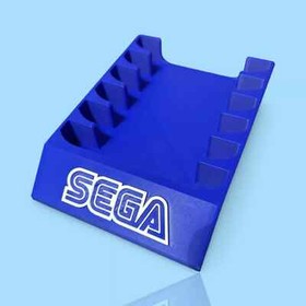 6 Game Sega Genesis Cartridge Holder - Sega Genesis Game Storage Tray Display