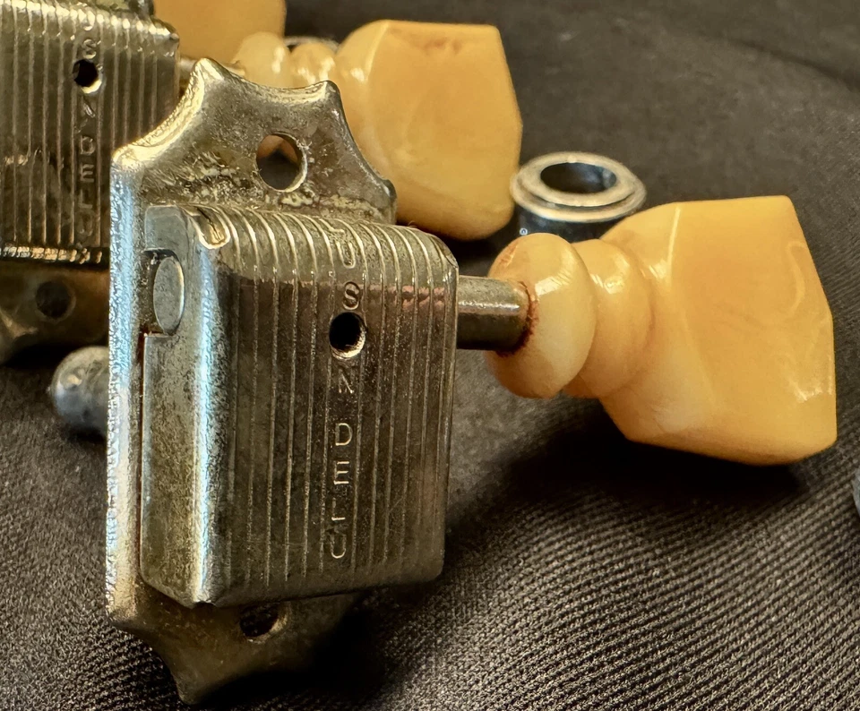 Gibson Custom Shop Kluson Reliquia Envejecida Níquel Línea Única Doble Anillo Sintonizadores R0 Foto 3 de 4