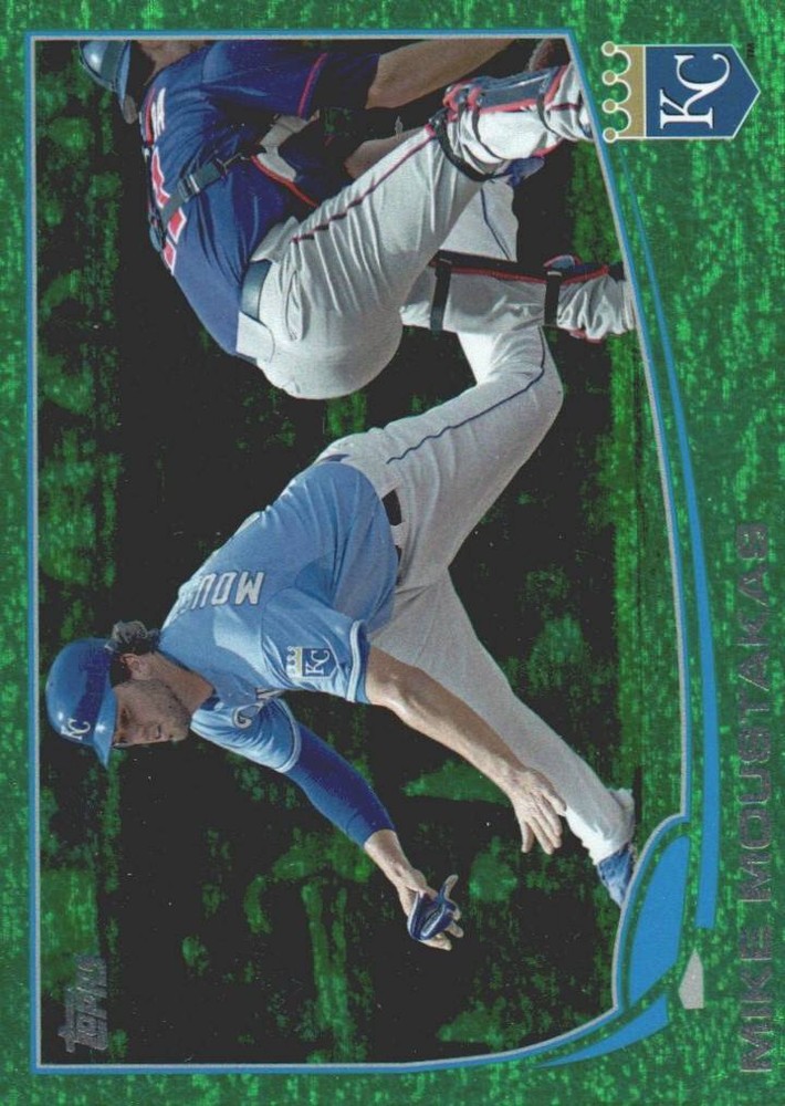 2013 Topps - Emerald Foil #100 Mike Moustakas