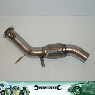 Edelstahl Downpipe DPF Ersatz BMW E90 E91 E92 E93 325D 330D N57
