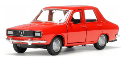 Welly Dacia 1300 Red 1:34 1:39 Scales 4.5 Inch Diecast Model in Box