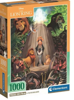 CLEMENTONI 1000 PIECE PUZZLE THE LION KING *PRE ORDER* 2025 DISNEY! CHECK OTHERS