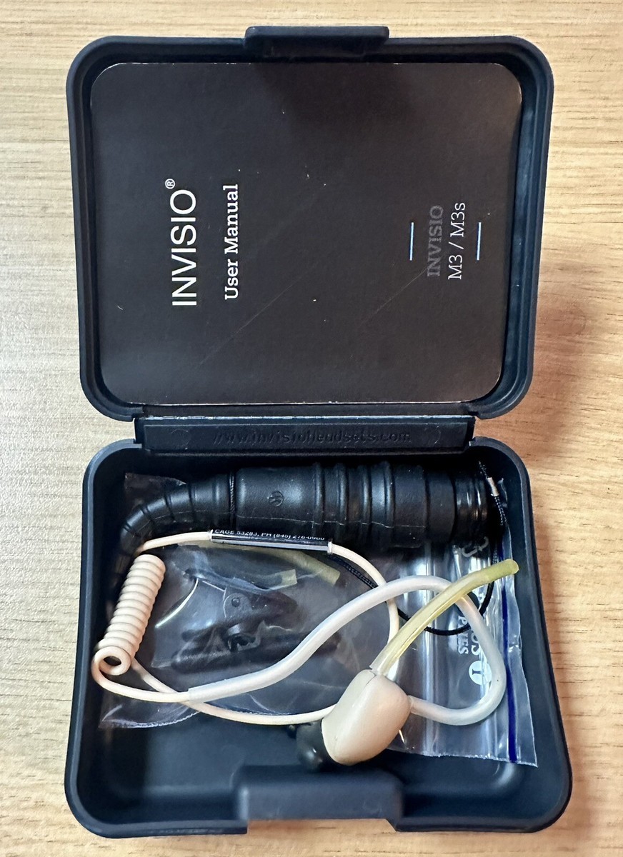 Invisio M3 / M3S Tactical Ear Bone Headset INV-600-LE with Invisio M3 / M3S Tactical Ear Bone Headset INV-600-LE with