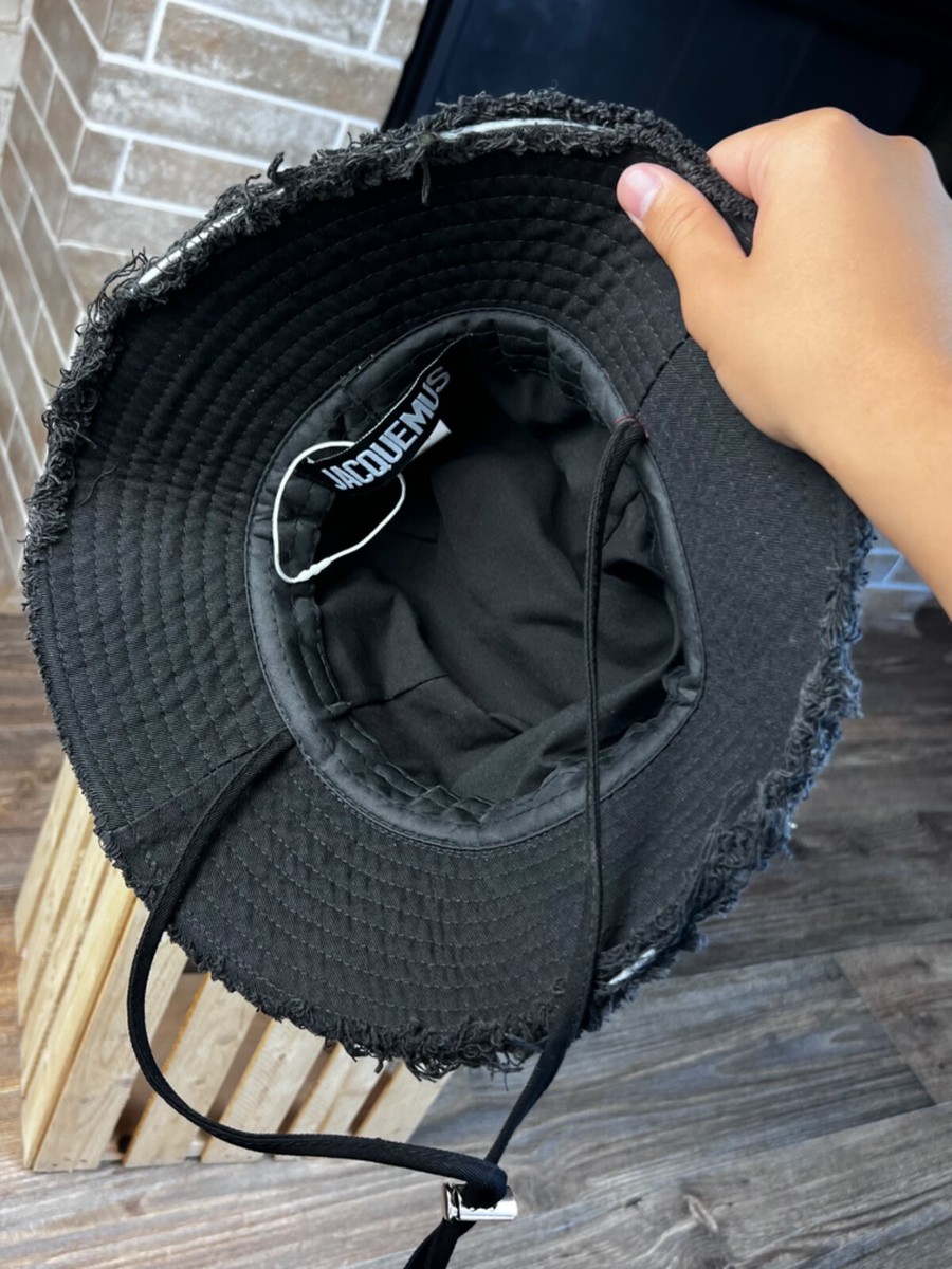 Jacquemes Le Bob Artichaut Bucket Hat In Black | eBay