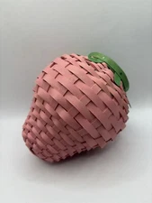Longaberger Like Dresden And Company Pink Woven Strawberry
