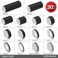 PinStriping Pin Stripe Adhesive Tape SOLID Line Decal Vinyl Sticker SATIN BLACK