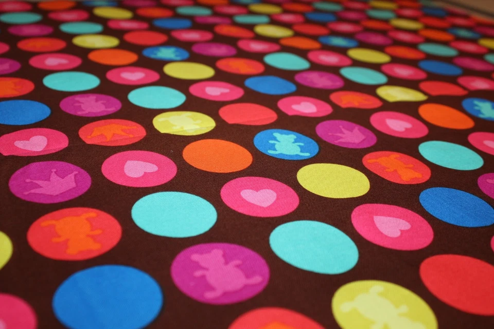 Kids Baby Print Fabric Fat Quarter FQ {100% COTTON} Michael Miller FUN Play Room - Image 2 of 4