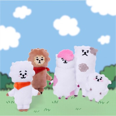 BTS BT21 RJ 5th Anniversary Official Family Mascot Plush Japan