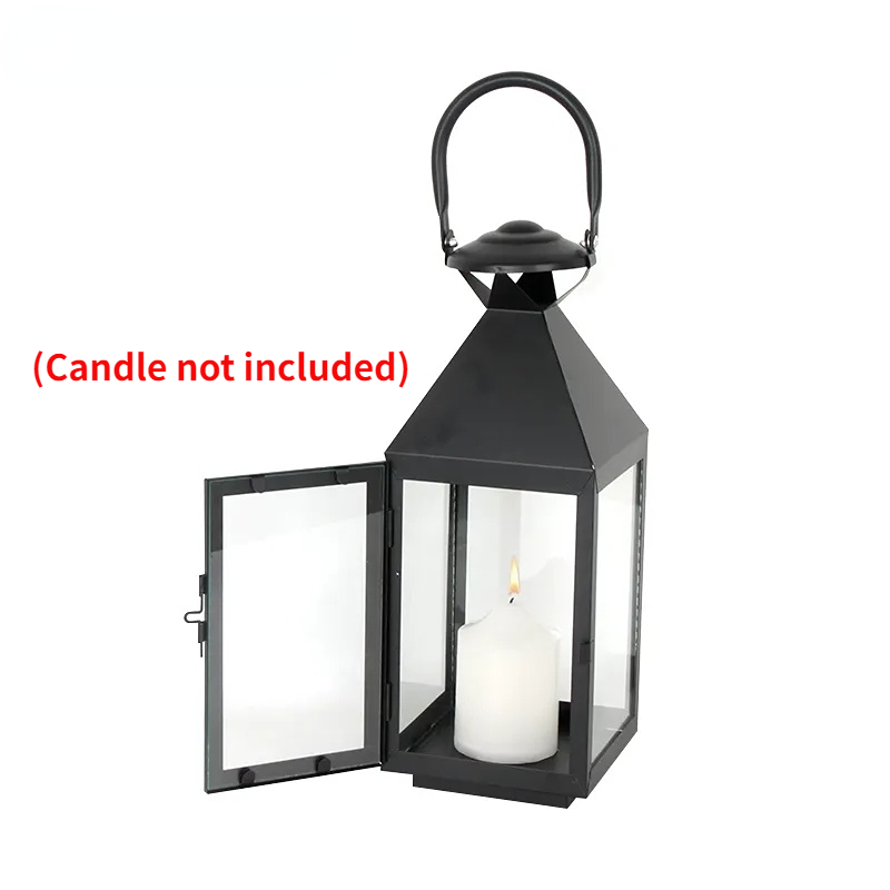 Outdoor Candle Lantern Candle Holder Black 40 Tall Citronella Holder
