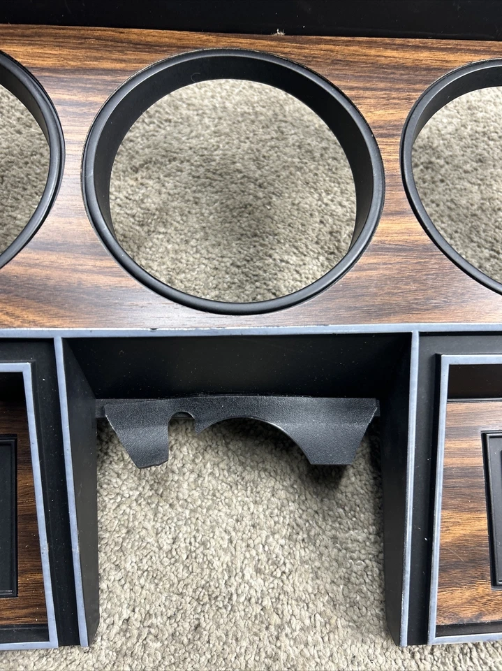 81-93 DODGE Ram D150 D250 Ramcharger Instrument Dash Bezel Trim Panel Woodgrain - Изображение 3 из 4