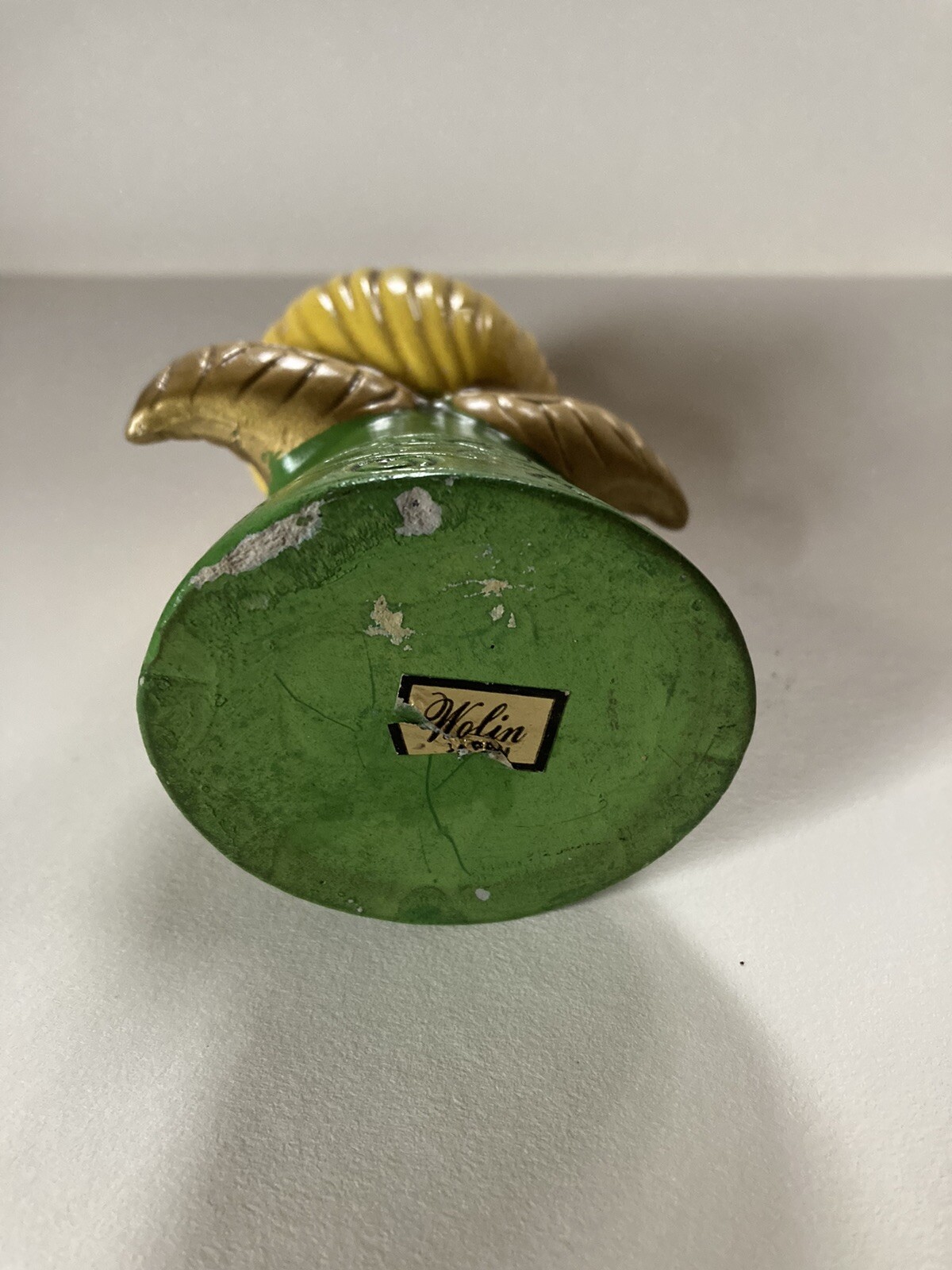 Vintage Wolin Japan Praying Angels candle holder 60s Christmas Mid