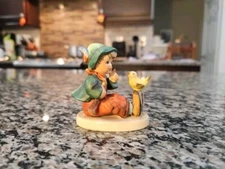 Goebel M.I. Hummel # 63 "Singing Lesson" TMK-5 Last Bee 3.125" Tall Repaired*