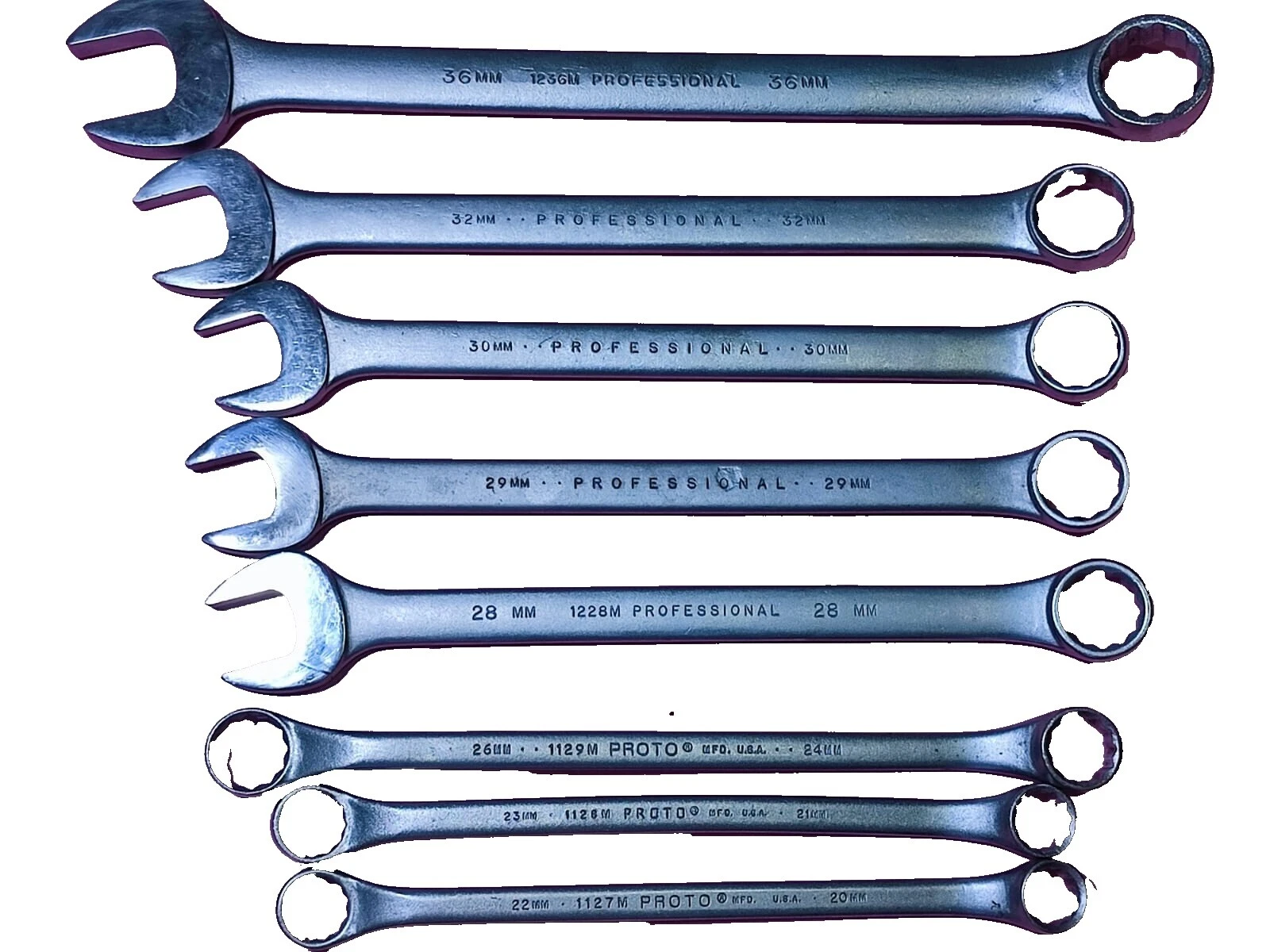 Box Set Metric Wrenches Automotive Hand Wrenches