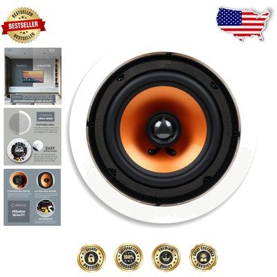 Dynamic 6.5'' Woofer & 1'' Tweeter In-Ceiling Speaker for Home Theater
