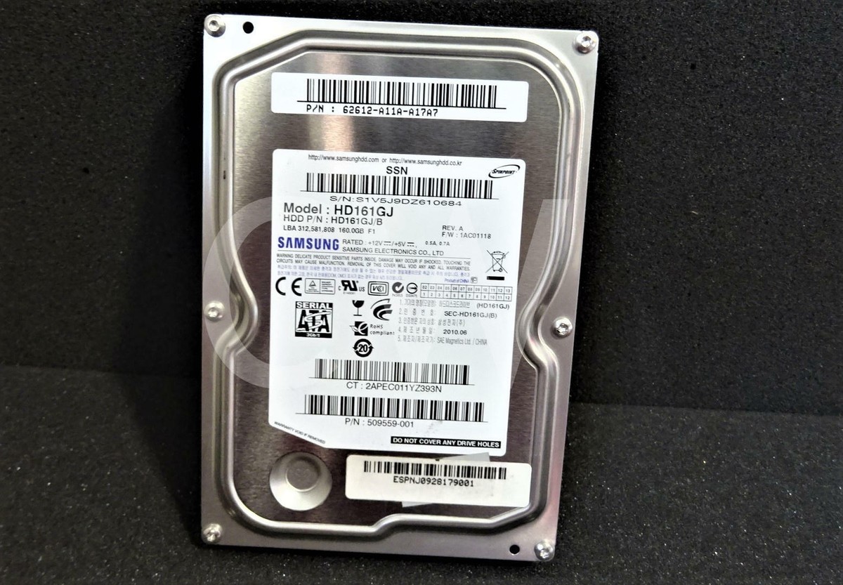 HD161GJ Samsung 160GB 7200RPM 3Gbps 3.5
