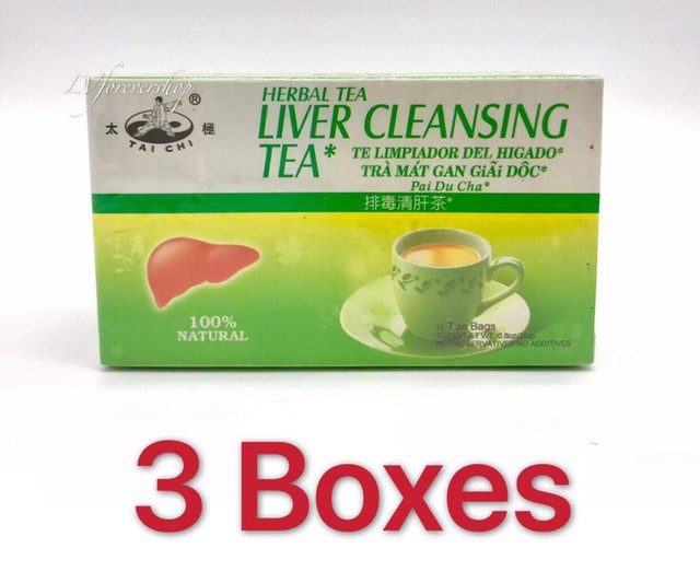 LIVER CLEANSING DETOX Herbal Tea 36 bags Total FREE SHIPPING eBay