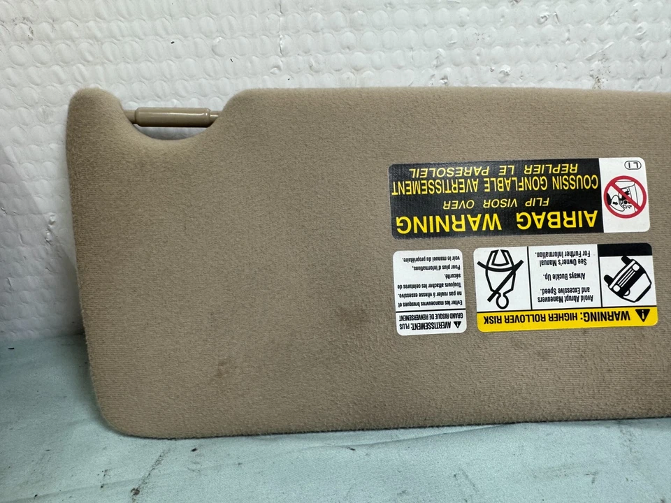 04-09 Lexus RX330 RX350 RX400h Parasol Conjunto Par Conductor Pasajero Foto 3 de 4