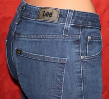 LEE Damen Jeans Hose MARION Regular Slim Stretch Bootcut W27 L31 blau Vintage *