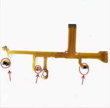 For NikonS200 S210 S225 S220 S230 Zoom Lens Back Flex Ribbon Cable With Socket