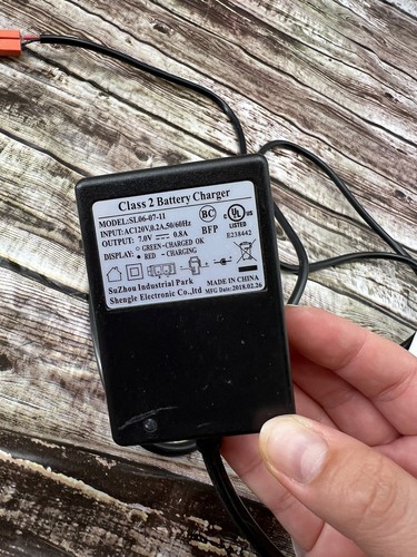 7 Volt Replacement Children Ride On Charger for Kid Trax Car Model SL06-07-11 - Picture 3 of 4