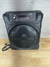 iLive Bluetooth Wireless LED Light Effects Party Speaker, ISB200B, Black