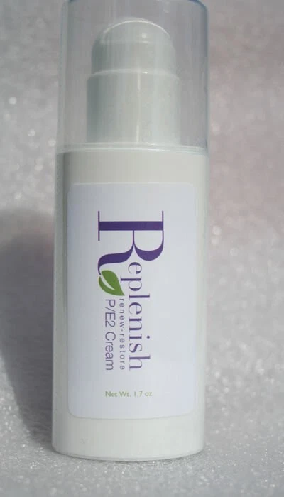 replenish midlife cream by meno-x estradiol & progesterone USP 70 daily doses