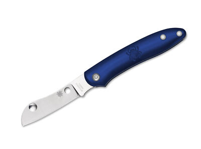 Spyderco Roadie N690 Blue FRN Zweihand Taschenmesser 42a Slipjoint Blau C189PBL