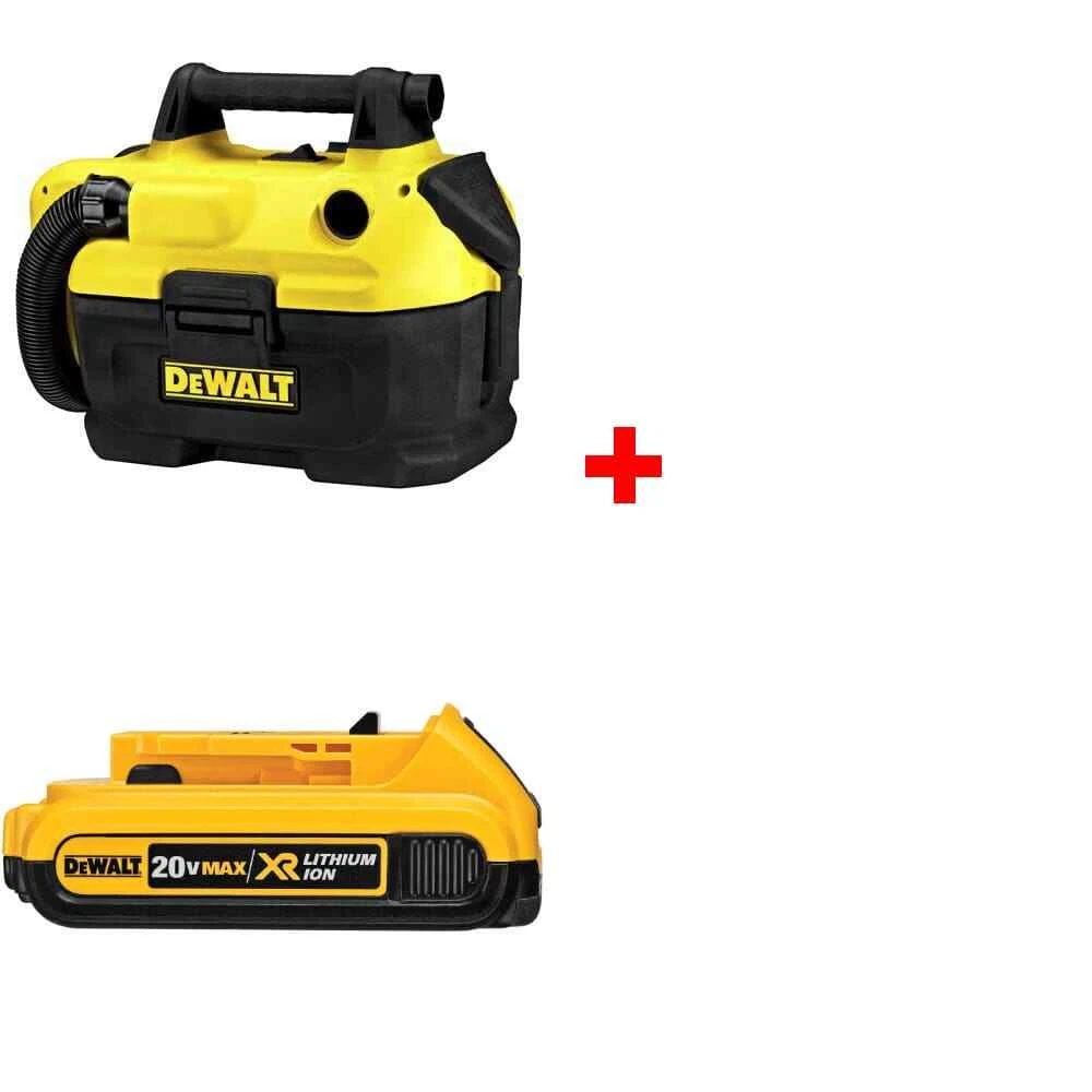 DeWalt DCV580H 18V-20V 2Gal Wet Dry Vacuum w/ FREE DCB203 20V MAX