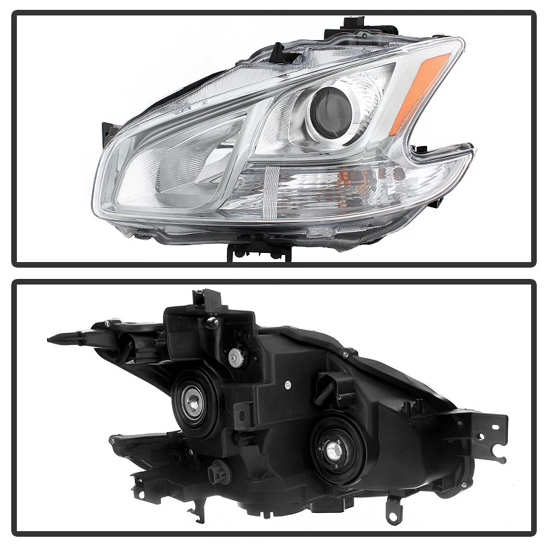 [Halogen Model] For 2009-2014 Maxima Headlights Headlamps Replacement Left+Right - Image 3 of 4