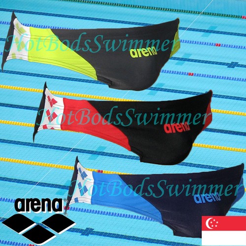 Arena AST16101 Competition Swimwear/Swimsuit Swim/Swimming Trunks/Briefs - Picture 4 of 15