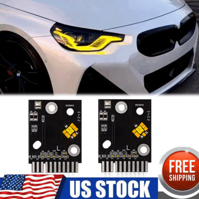 Yellow DRL Daytime Running Light LED Board For BMW G87 M2 G42 2 SERIES 2023-2024