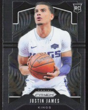 2019-20 Panini Prizm Justin James #295 RC Sacramento Kings Rookie