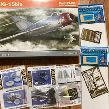 Eduard 1/72 MiG-15bis w/Extra Photo Etch, Parts Cockpit Brakes & More ProfiPack