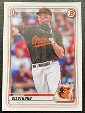 2020 BOWMAN DRAFT 1ST BOWMAN JORDAN WESTBURG BALTIMORE ORIOLES PROSPECT BD-111