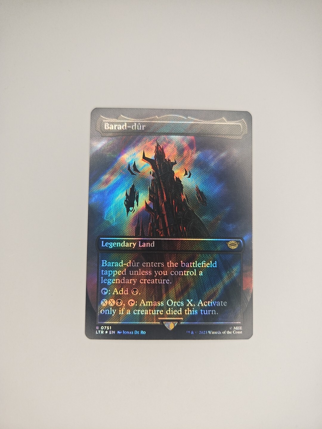 Barad Dur (Barad-dûr) Lord Of The Rings Surge Foil 0751 MTG Near Mint