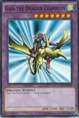 YUGIOH CARD DARK GAIA THE DRAGON CHAMPION YGLD-ENA41