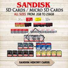 Sandisk SD Card OR Micro SD Card 16GB 32GB 64GB 128GB 256GB Memory lot Camera 4K