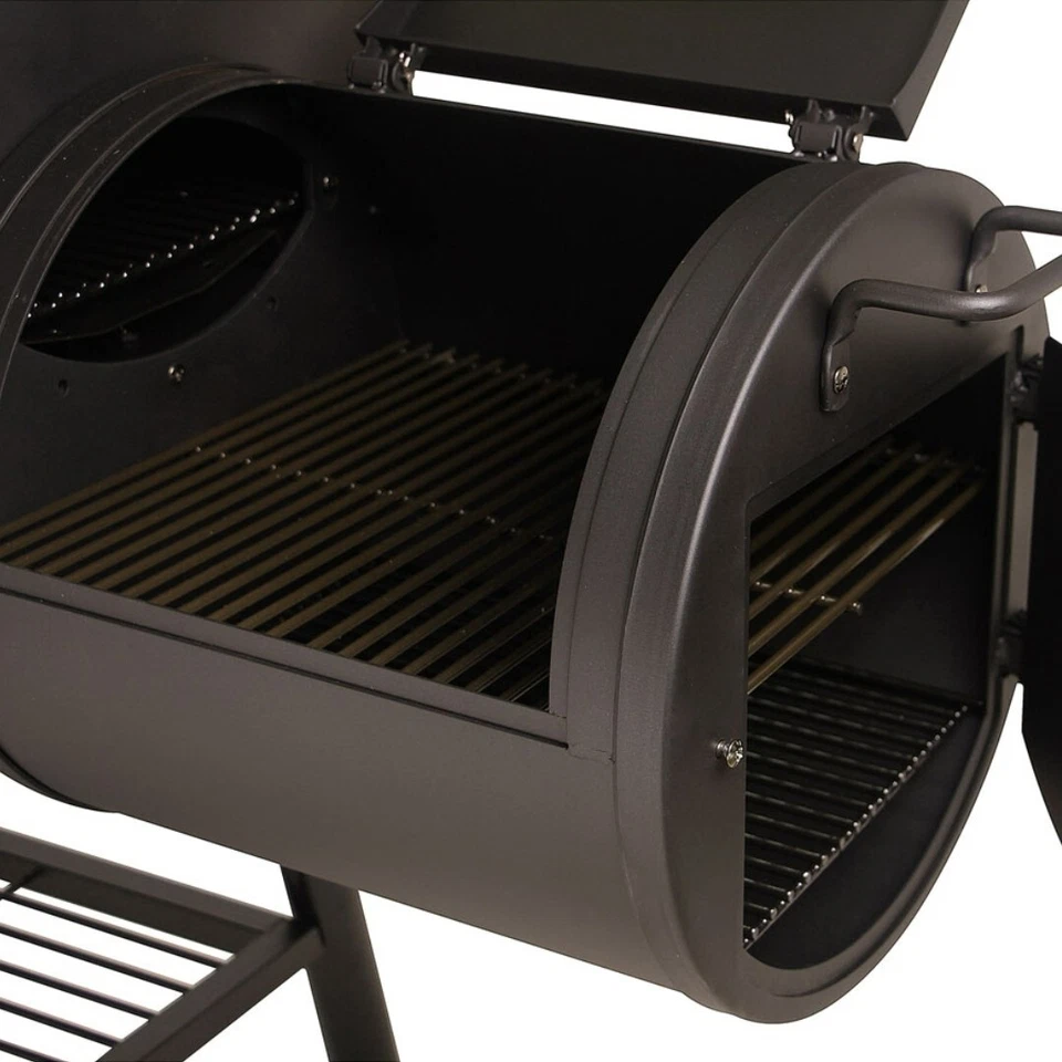 CosmoGrill Outdoor XXXL 90 KG Charcoal Barbecue Barrel Offet Smoker Grill Garden - Image 4 of 4