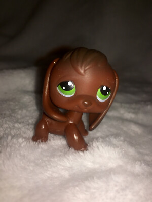 Figurine Littlest Pet Shop LPS #77 – Chien Beagle Hasbro Occasion