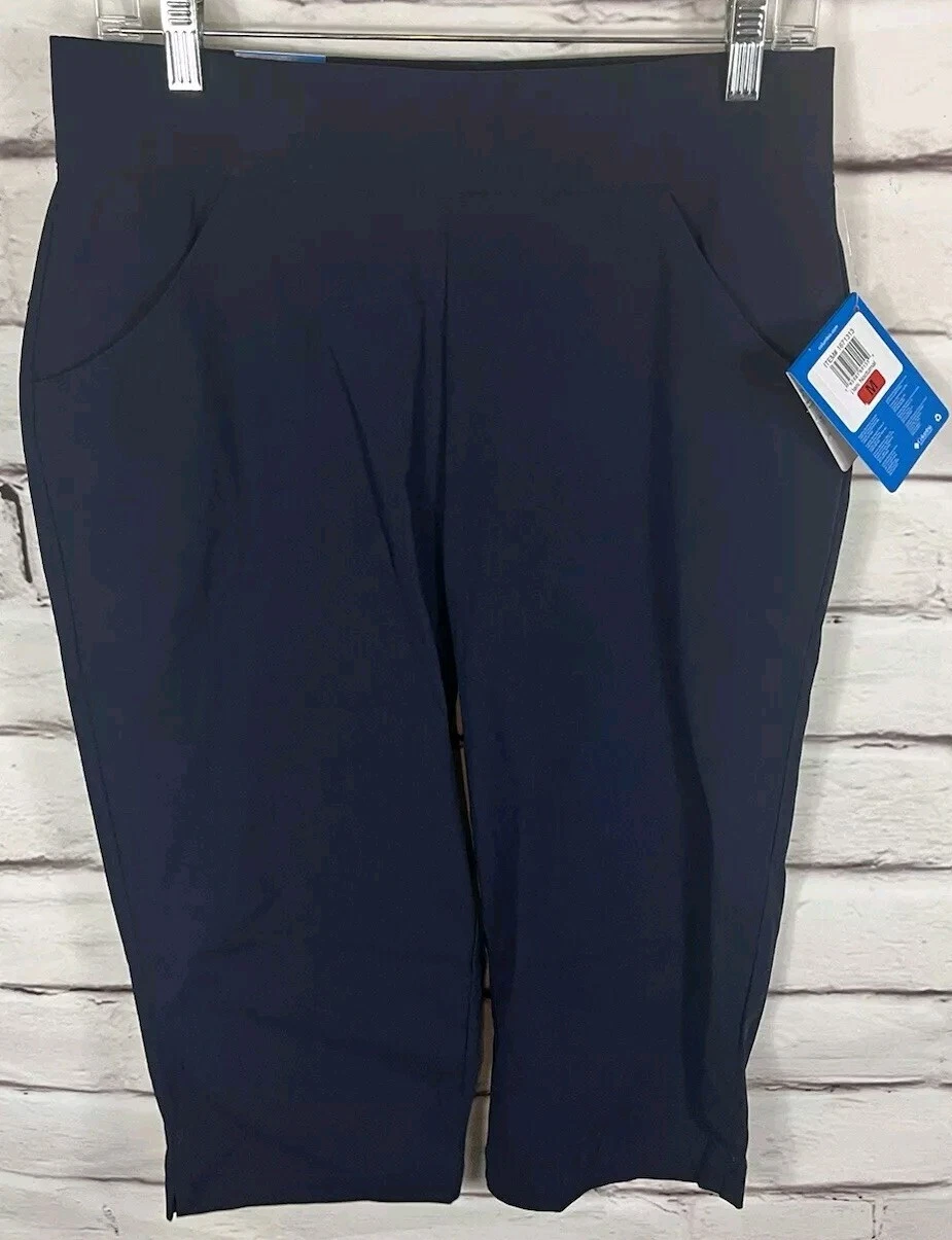 NWT Columbia Women's Size M Blue Capri's W/Pocket's